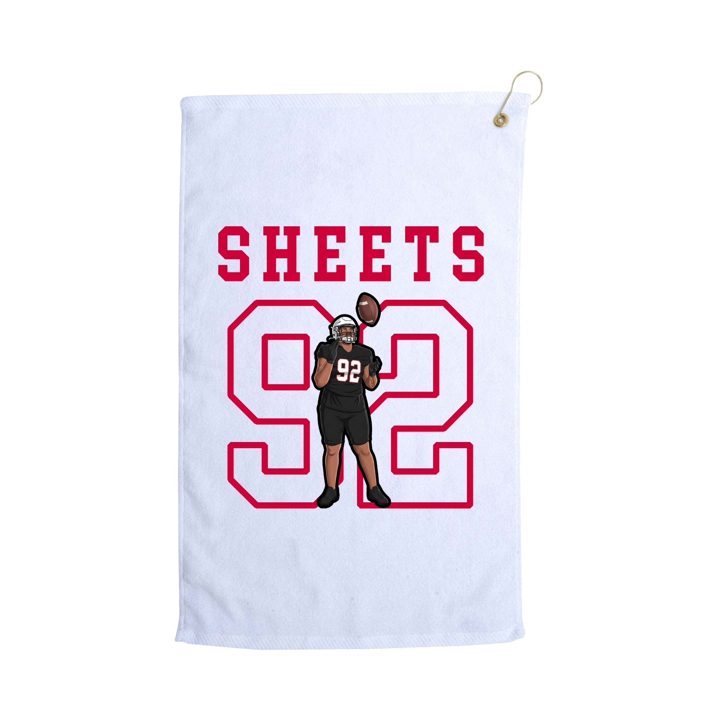 Golf Towel — Shirsey in White