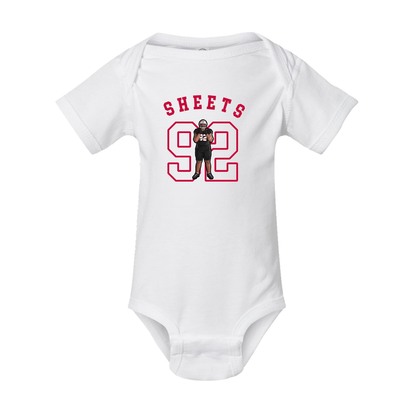 Baby Onesie — Shirsey Arch in White
