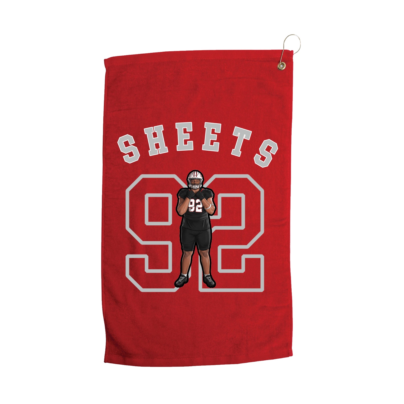 Golf Towel — Shirsey Arch in Red