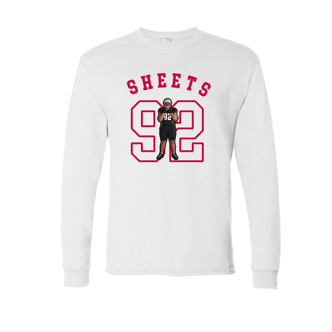 Long Sleeve Tee — Shirsey Arch in White