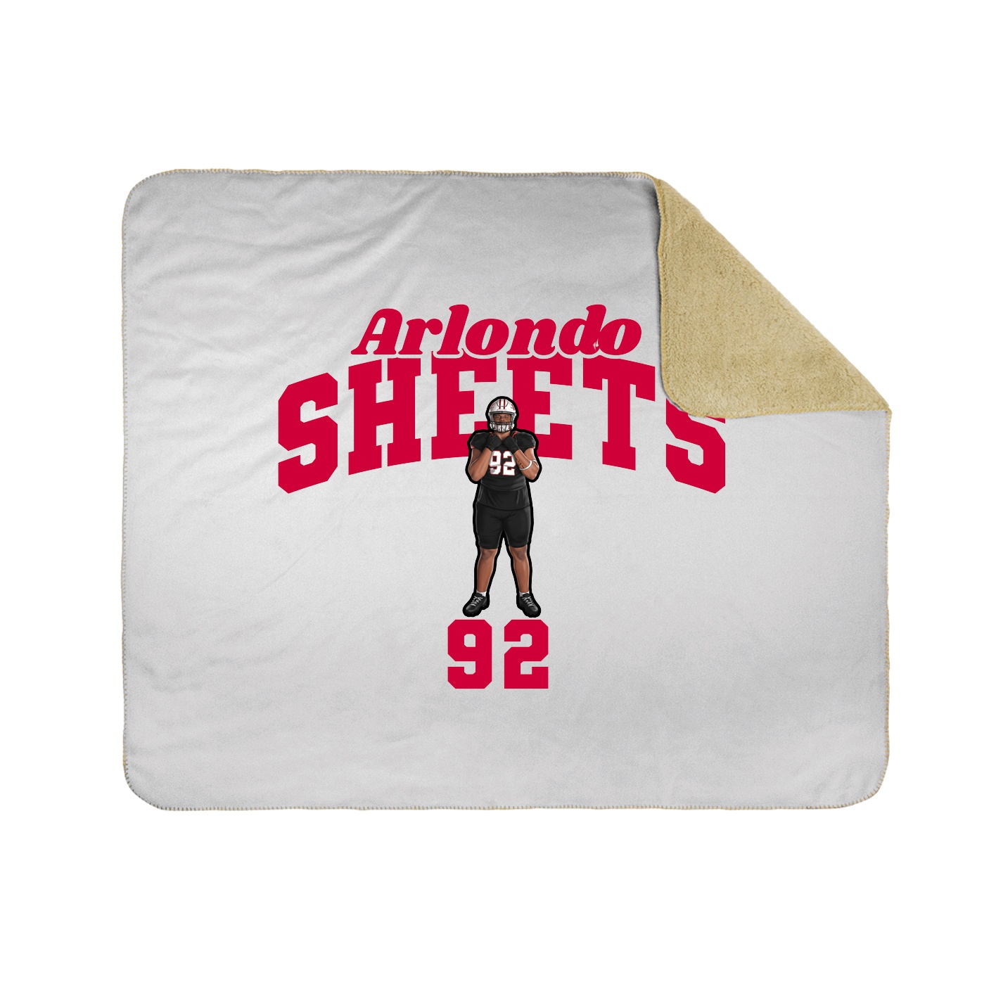 Throw Blanket — Signature Arch in White
