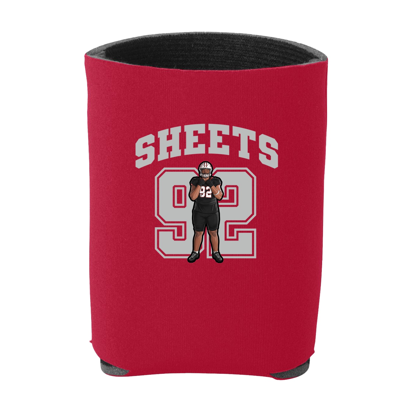 Can Holder — Number in Red