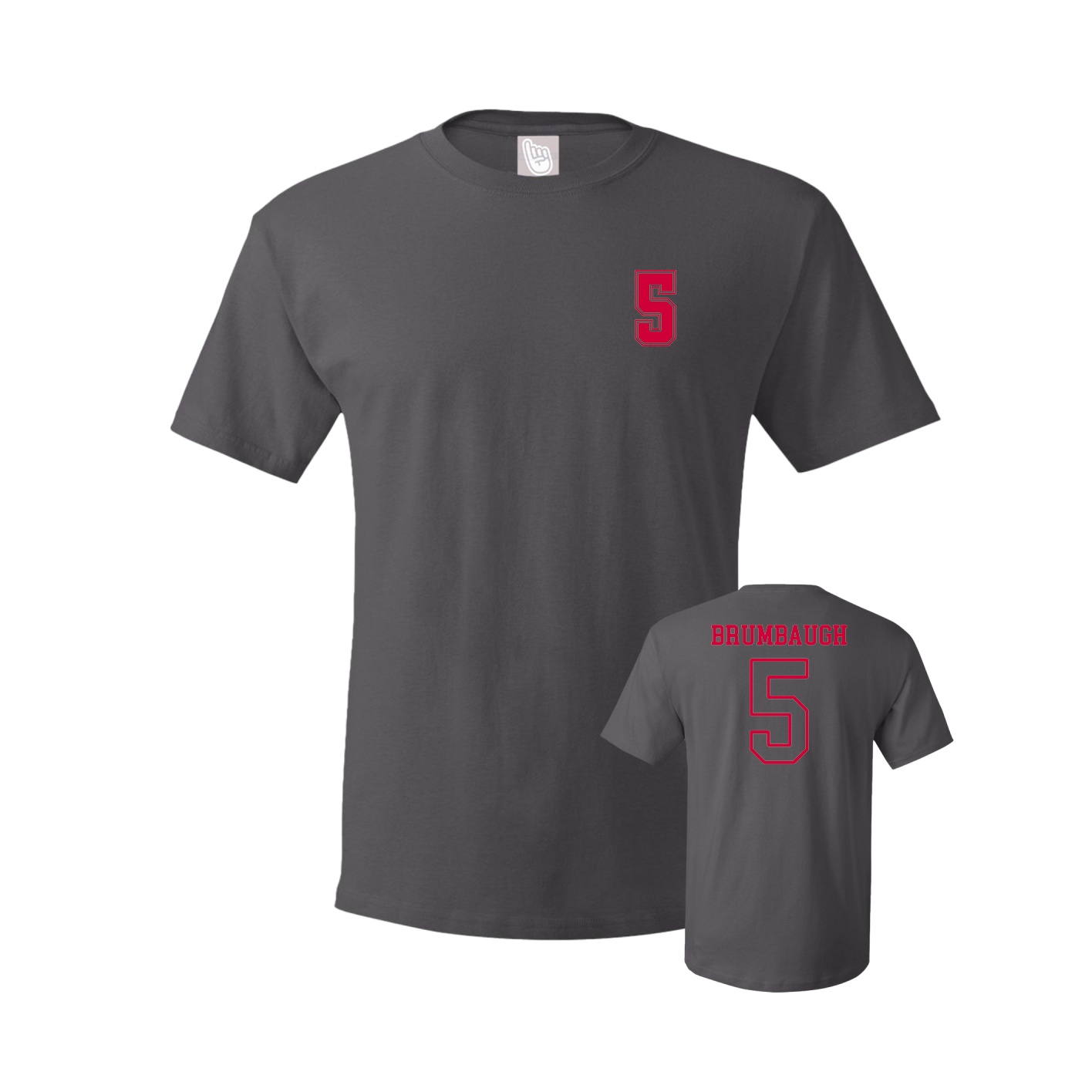 Tee — Chest Back in Grey