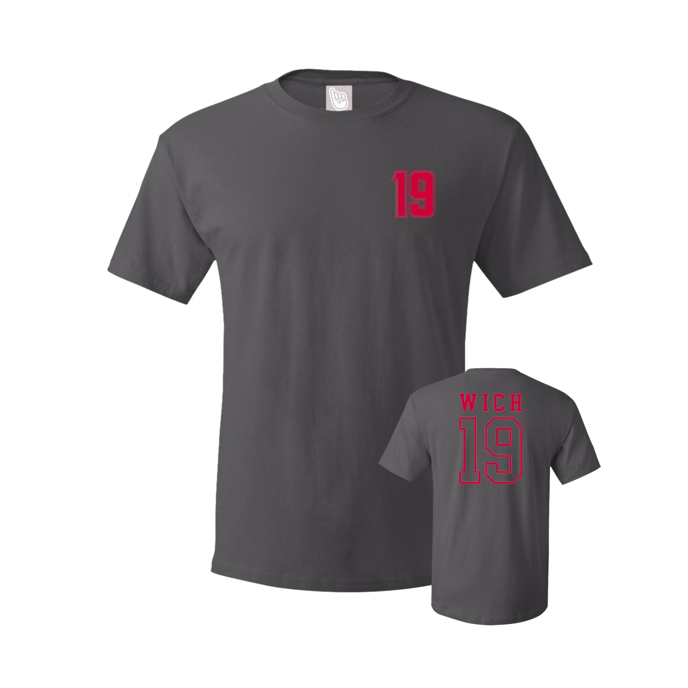 Tee — Chest Back in Grey