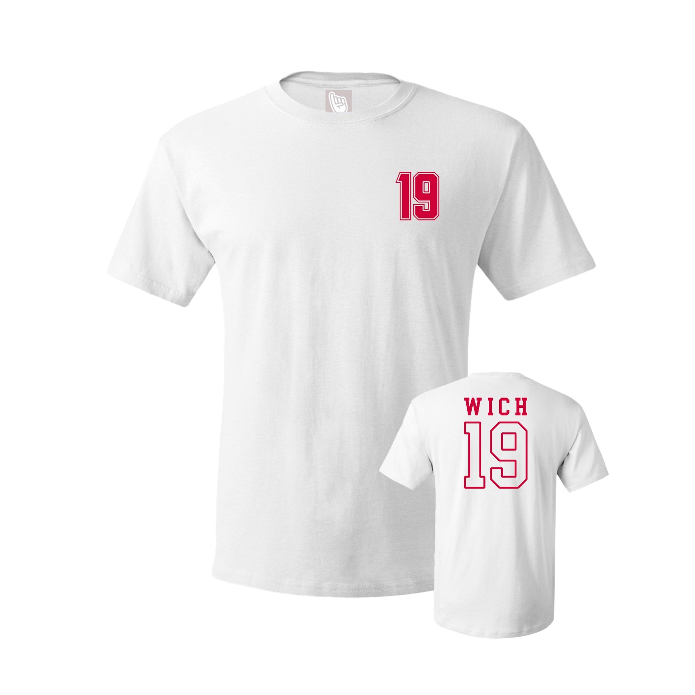 Tee — Chest Back in White