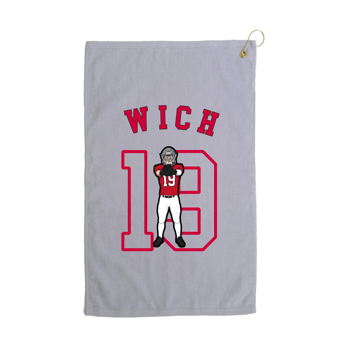 Golf Towel — Shirsey Arch in Grey