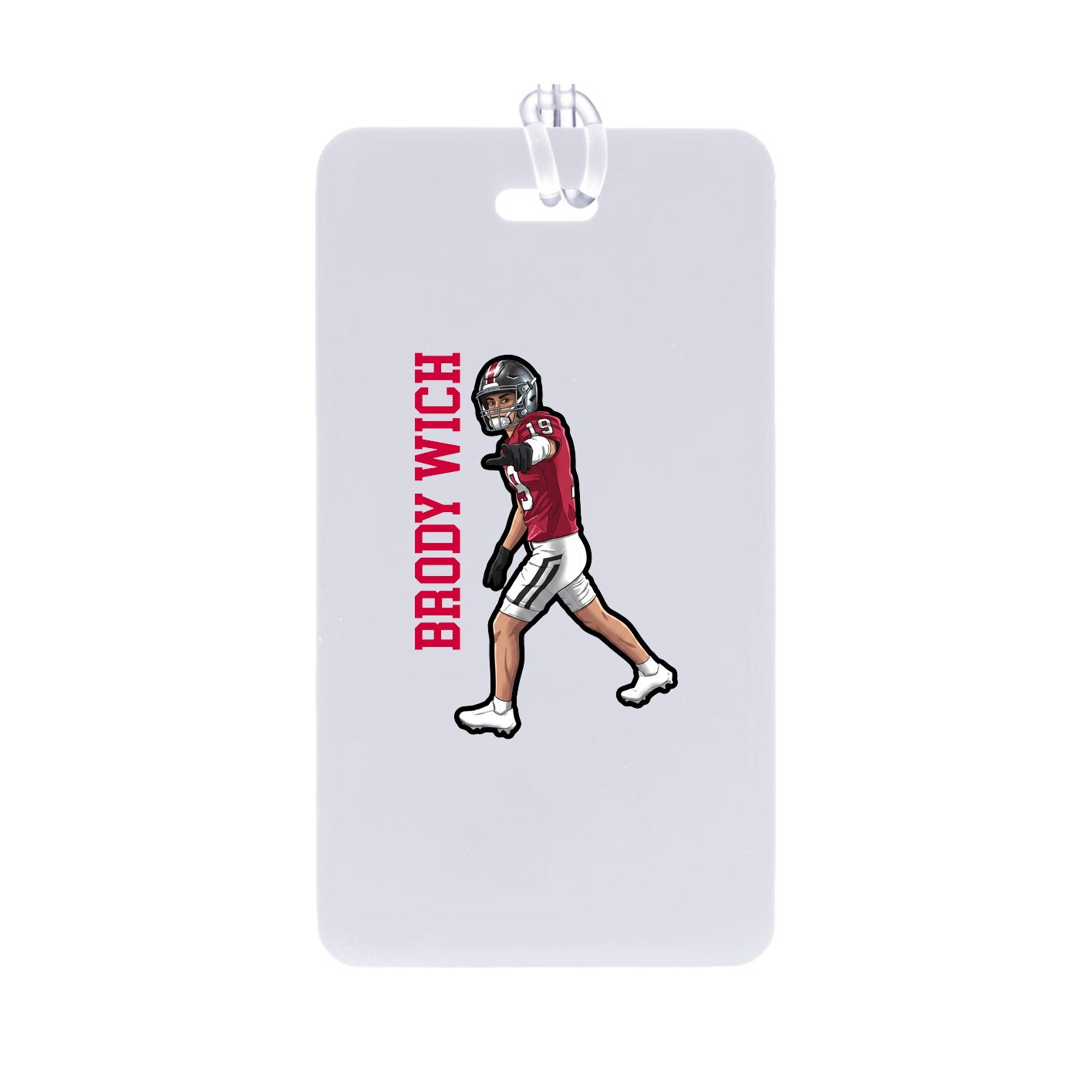 Bag Tag — Name Vertical in Classic