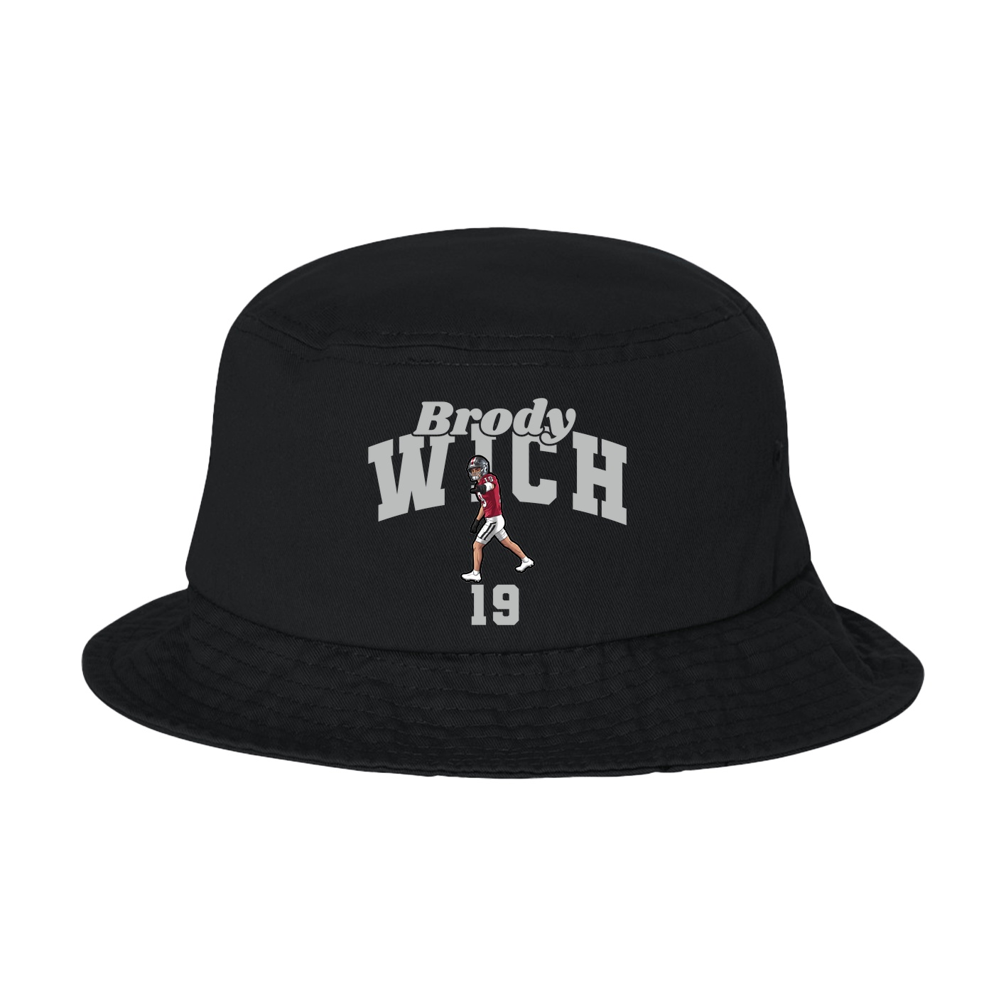 Bucket Cap — Signature Arch in Black