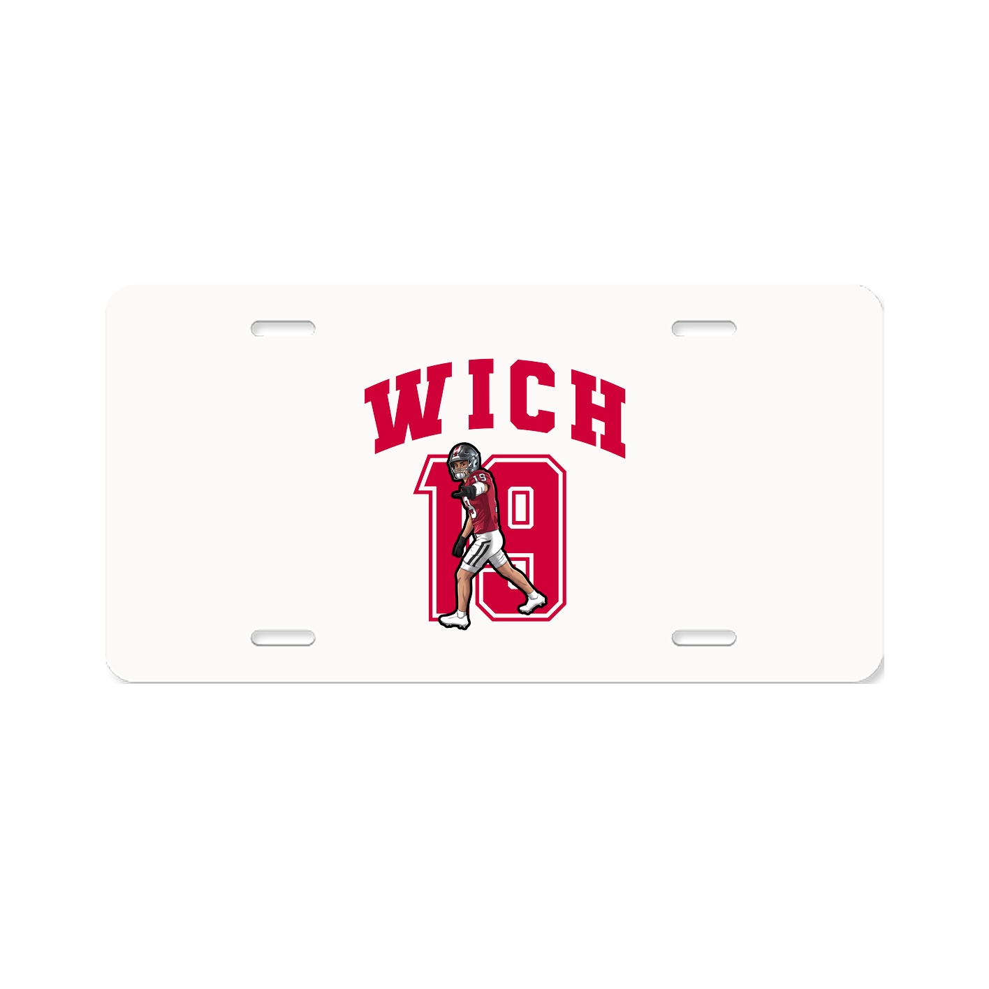 License Plate — Number in Classic
