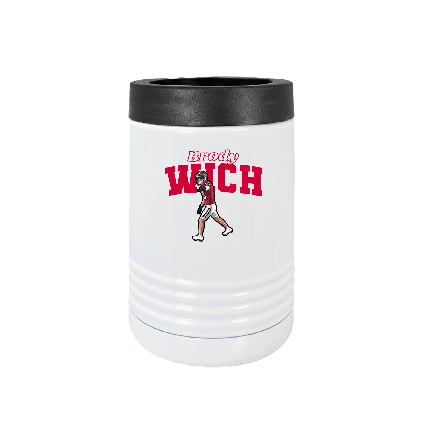 Beverage Holder — Name Arch in White