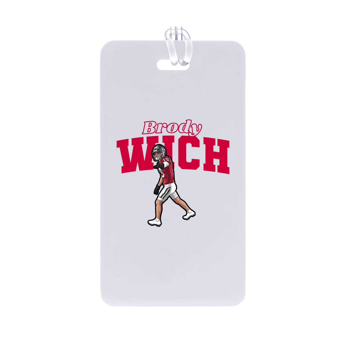 Bag Tag — Name Arch in Classic