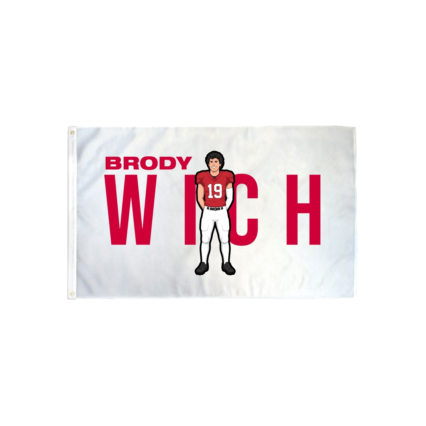 3x5 Flag — Player Name in Classic