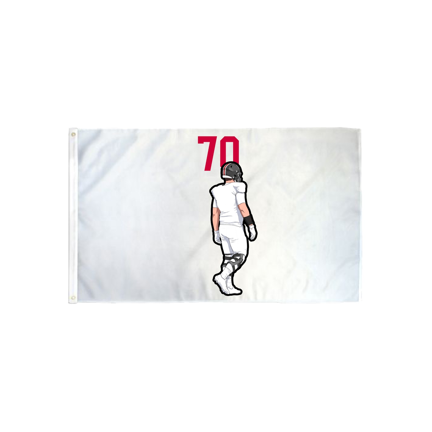 3x5 Flag — Number Top in Classic