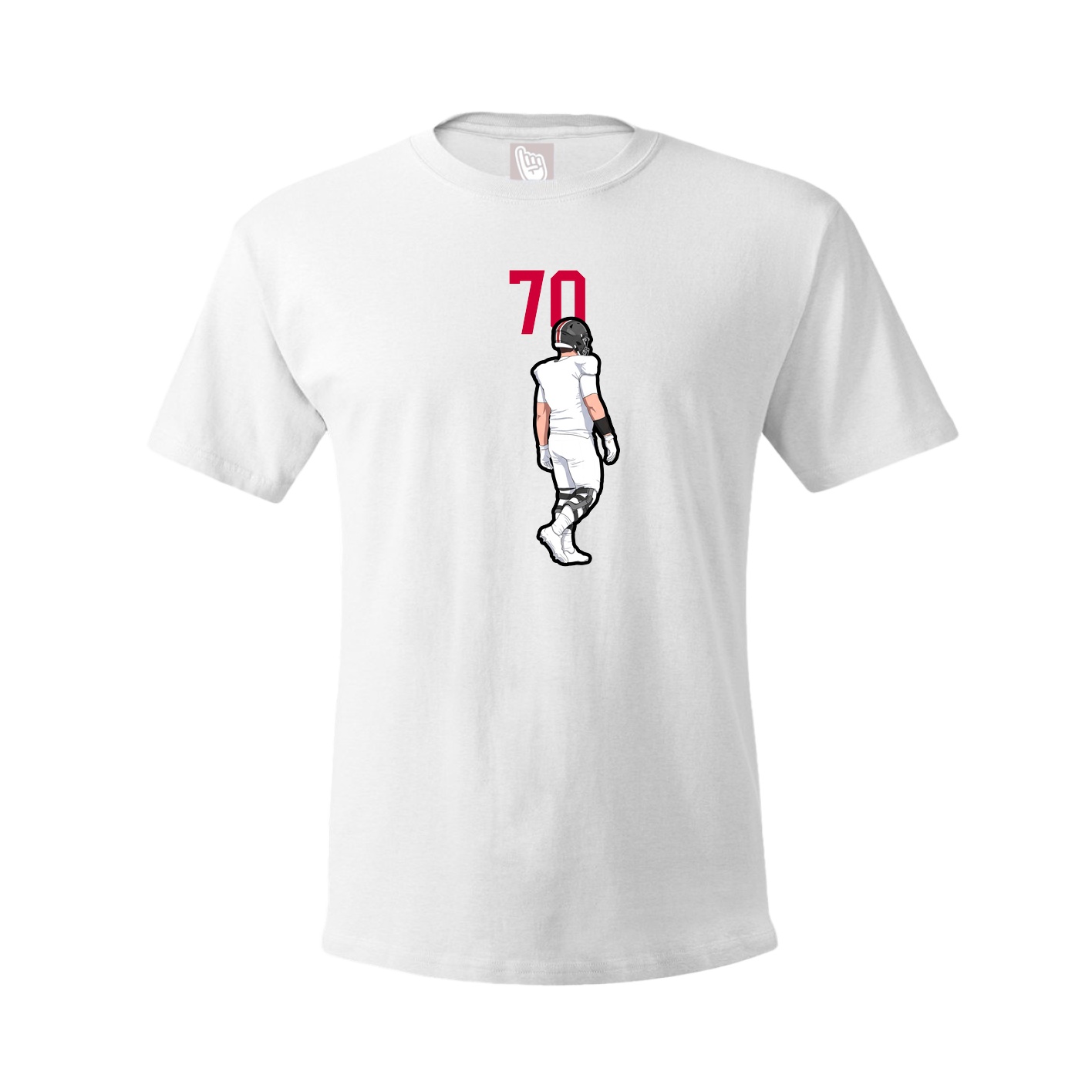 Tee — Number Top in White
