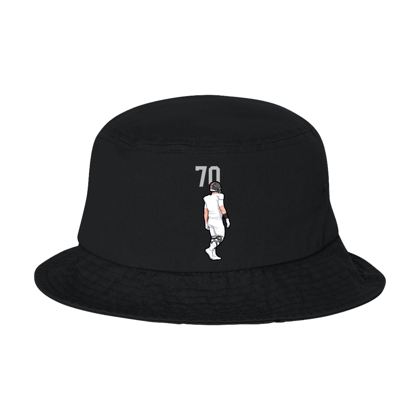 Bucket Cap — Number Top in Black