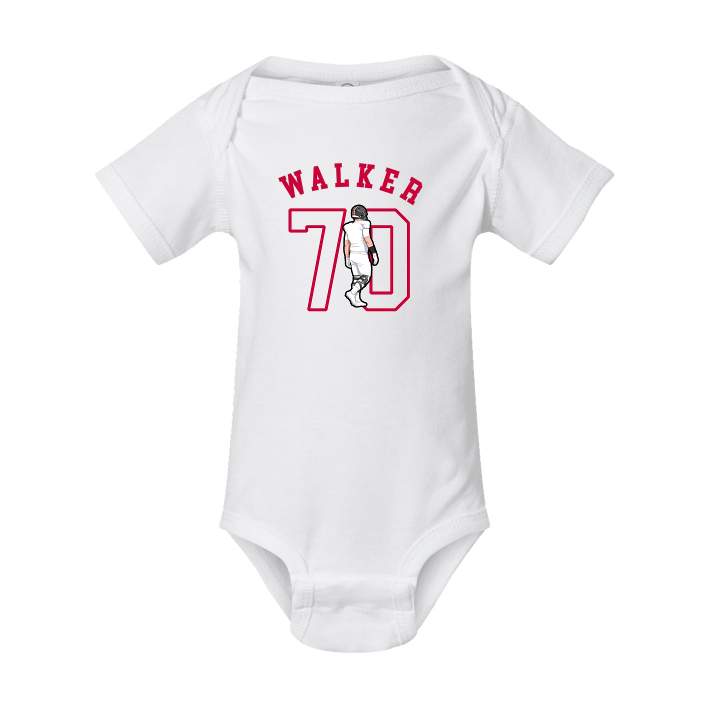 Baby Onesie — Shirsey Arch in White
