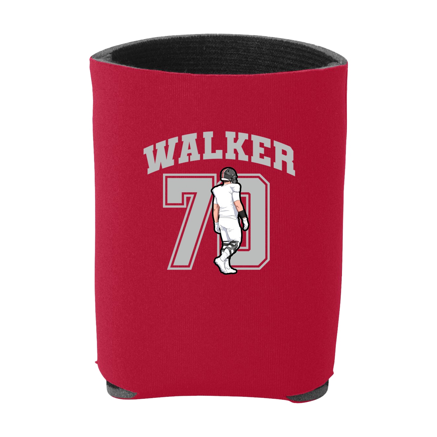 Can Holder — Number in Red