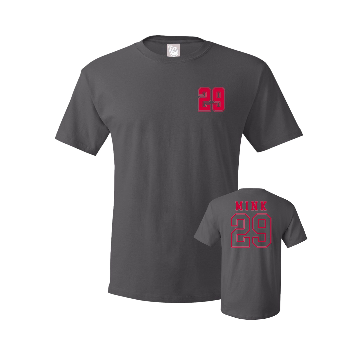 Tee — Chest Back in Grey