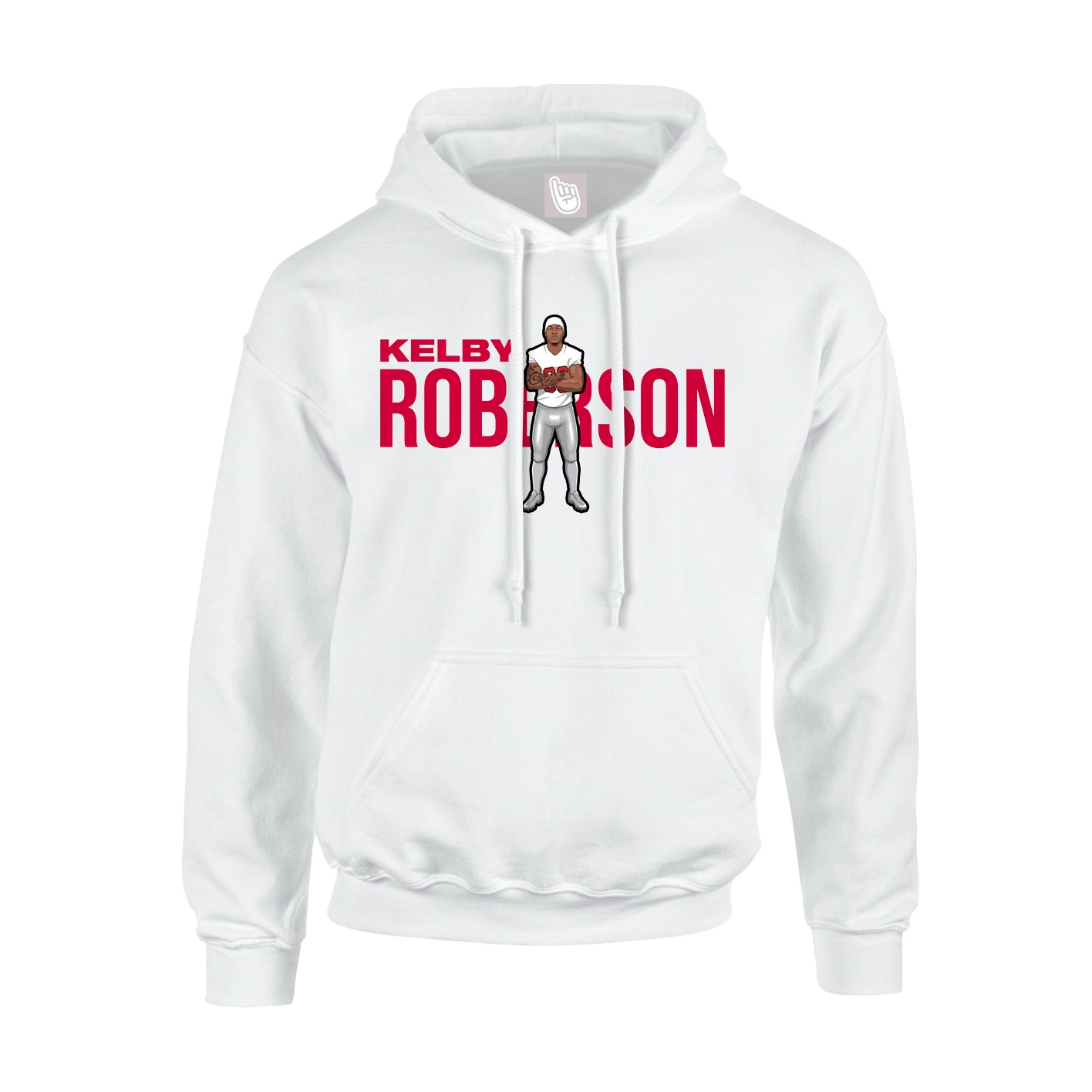 Hoodie — Player Name in White