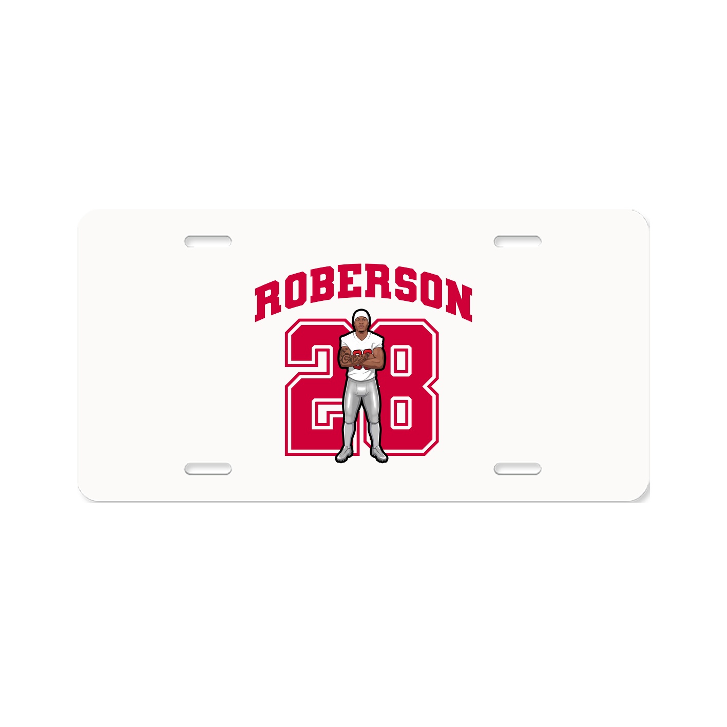 License Plate — Number in Classic