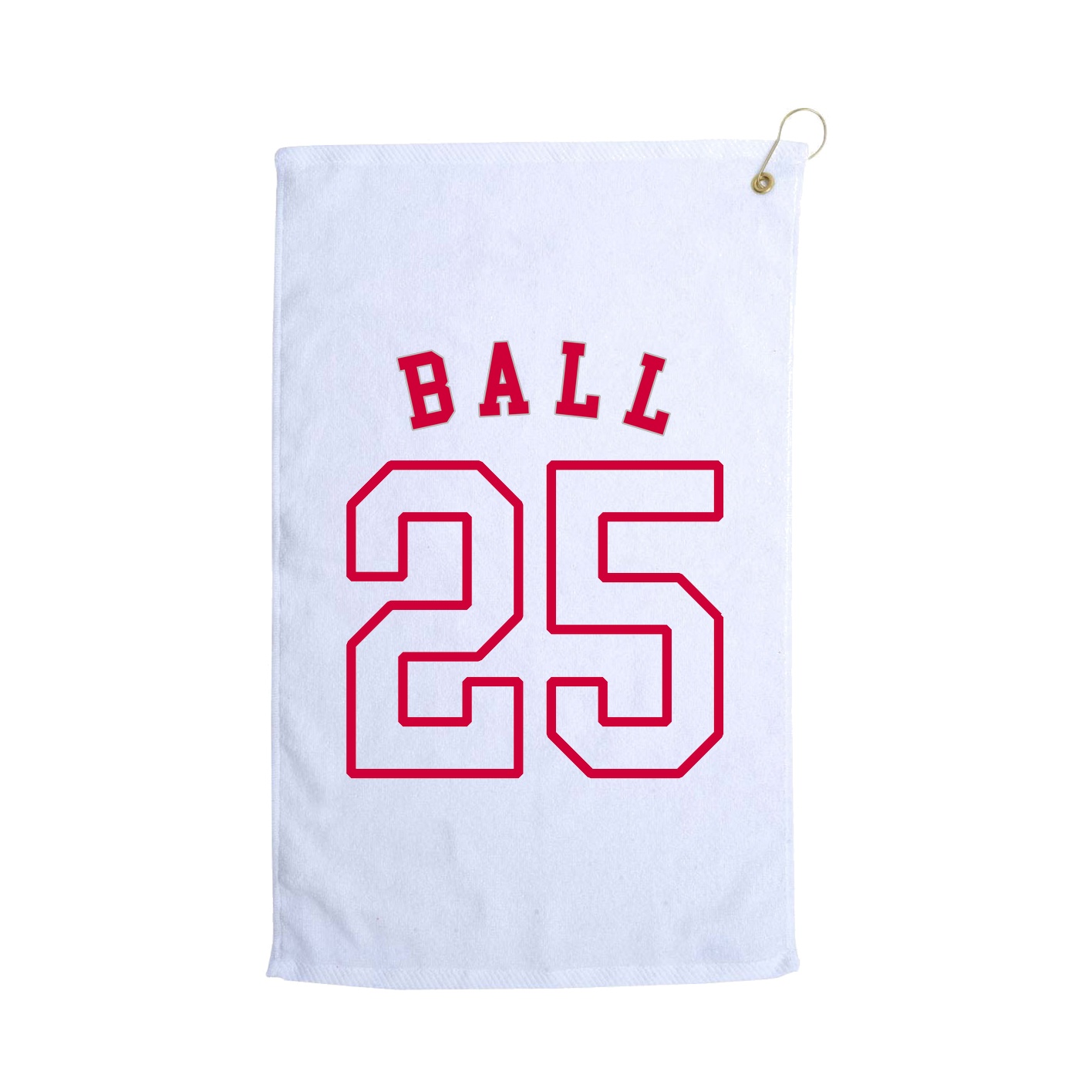Golf Towel — Shirsey Arch in White