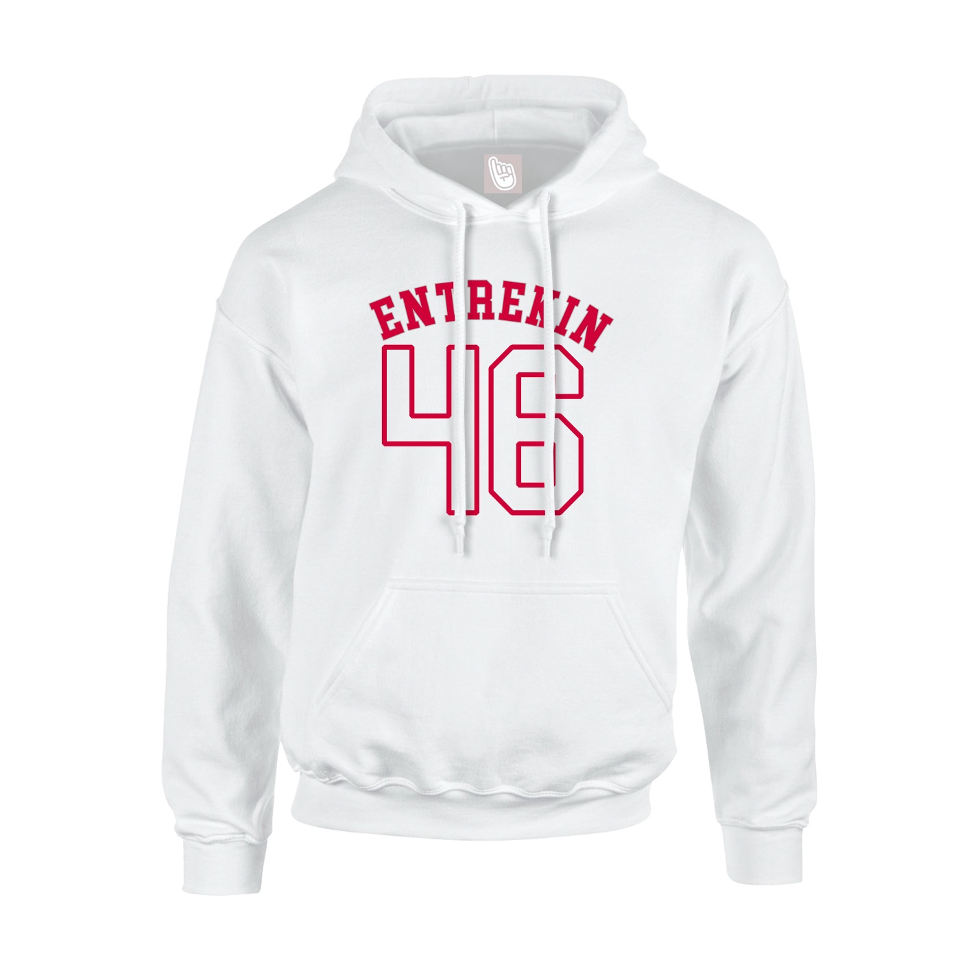Hoodie — Shirsey Arch in White