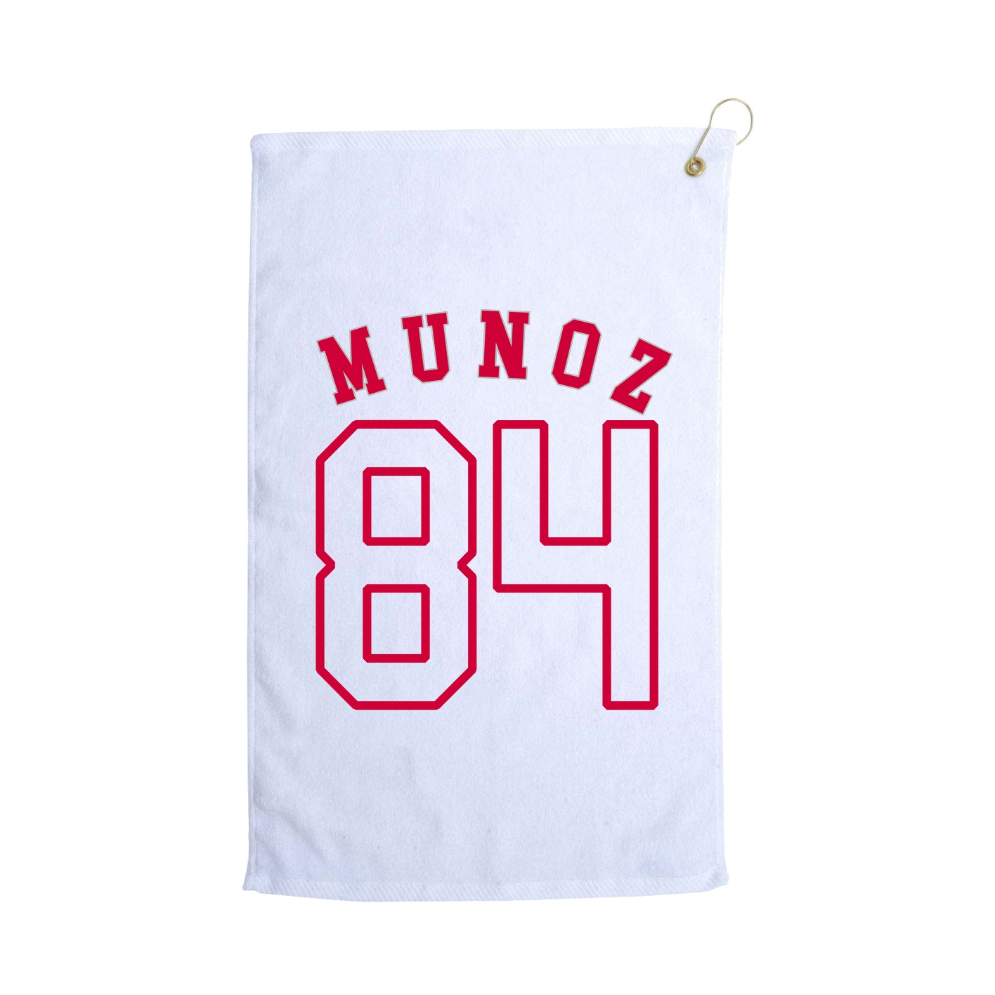 Golf Towel — Shirsey Arch in White