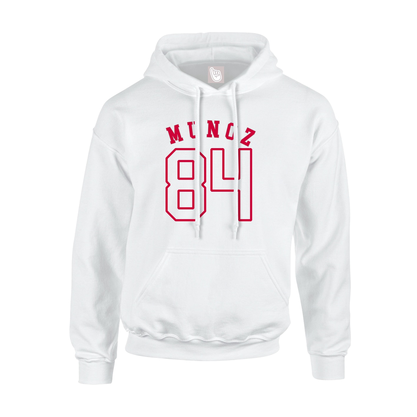 Hoodie — Shirsey Arch in White