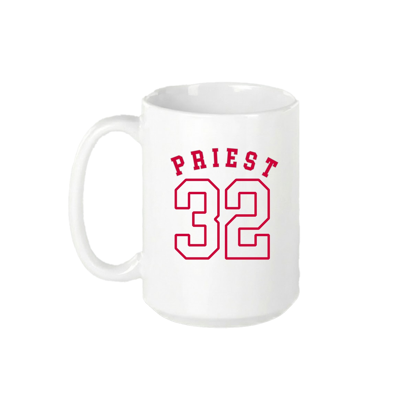 15oz Coffee Mug — Shirsey Arch in White