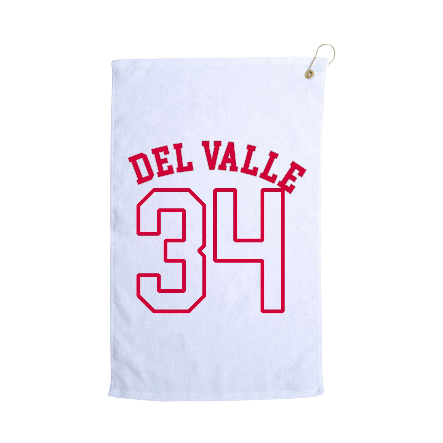 Golf Towel — Shirsey Arch in White