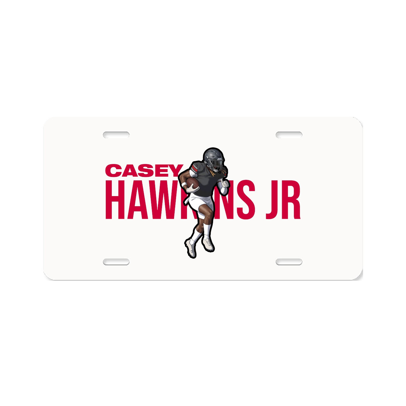 License Plate — Player Name in Classic