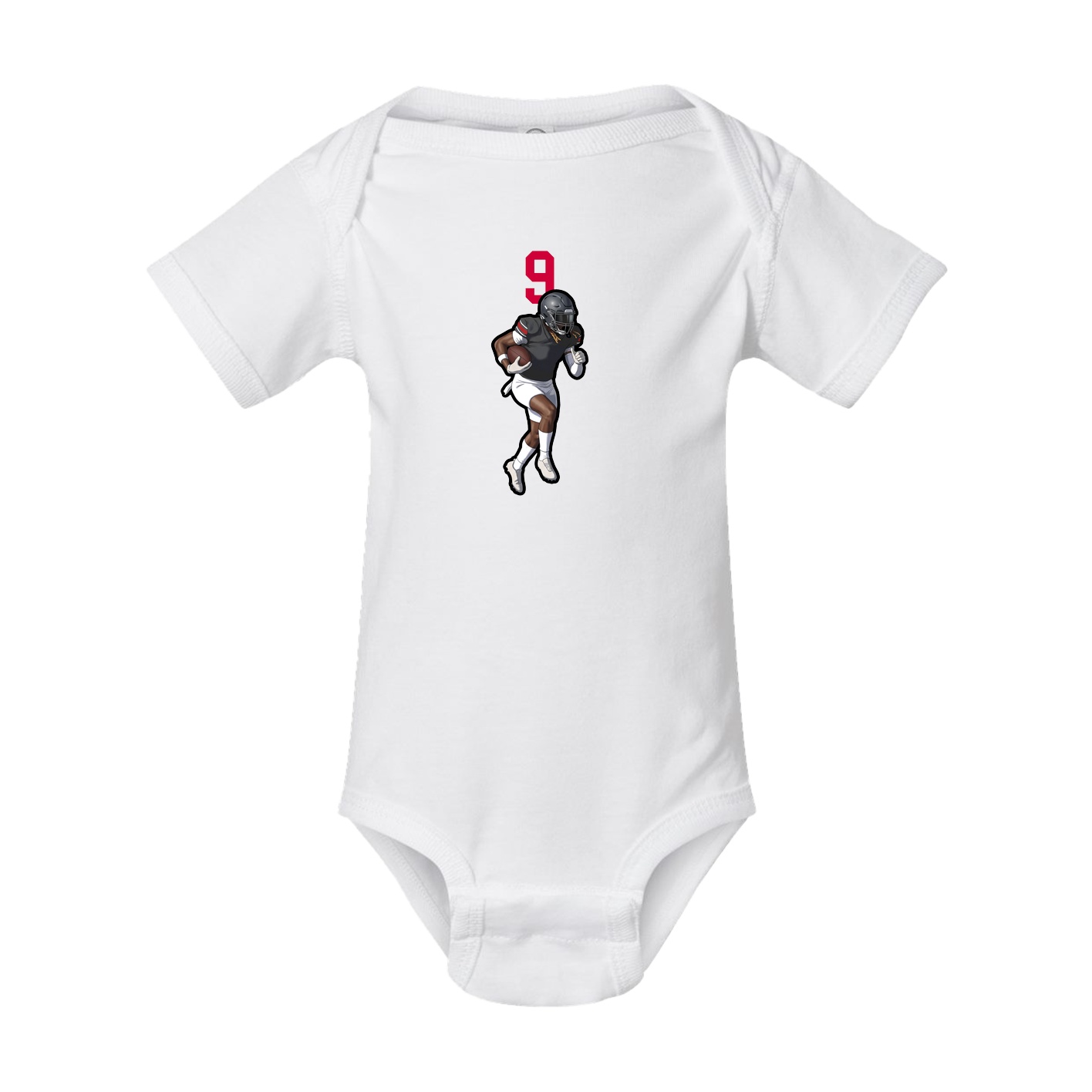 Baby Onesie — Number Top in White