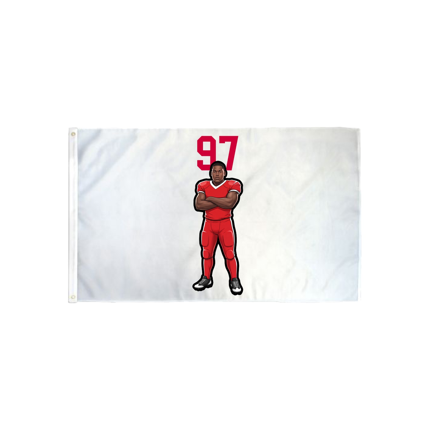 3x5 Flag — Number Top in Classic