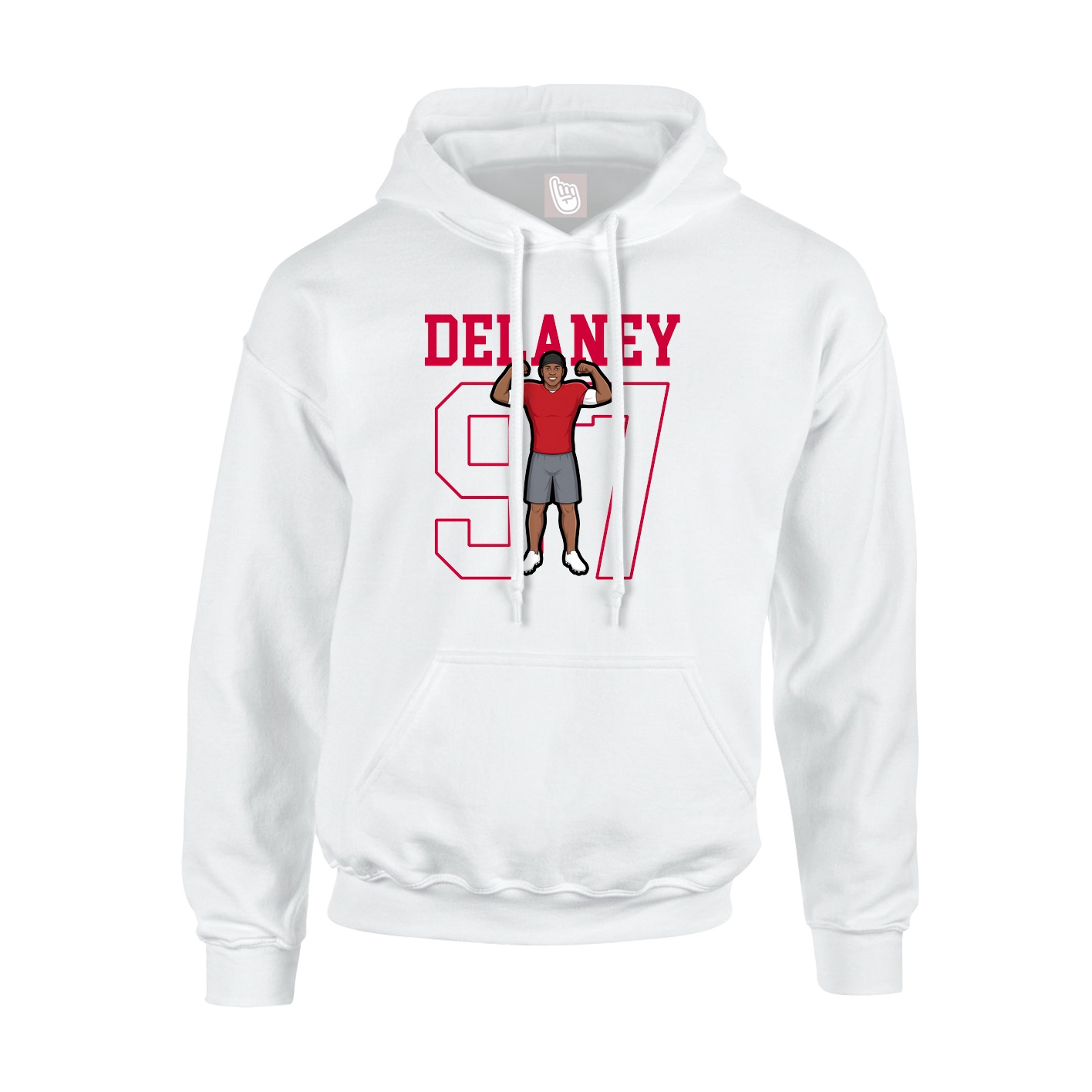 Youth Hoodie — Shirsey in White