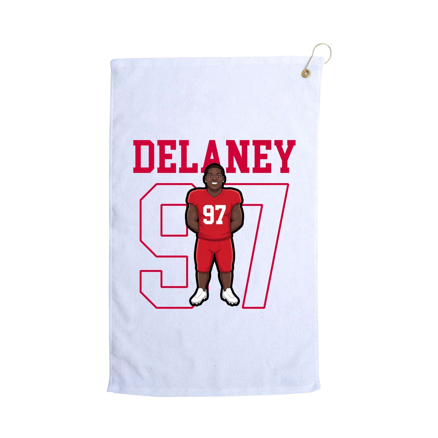 Golf Towel — Shirsey in White