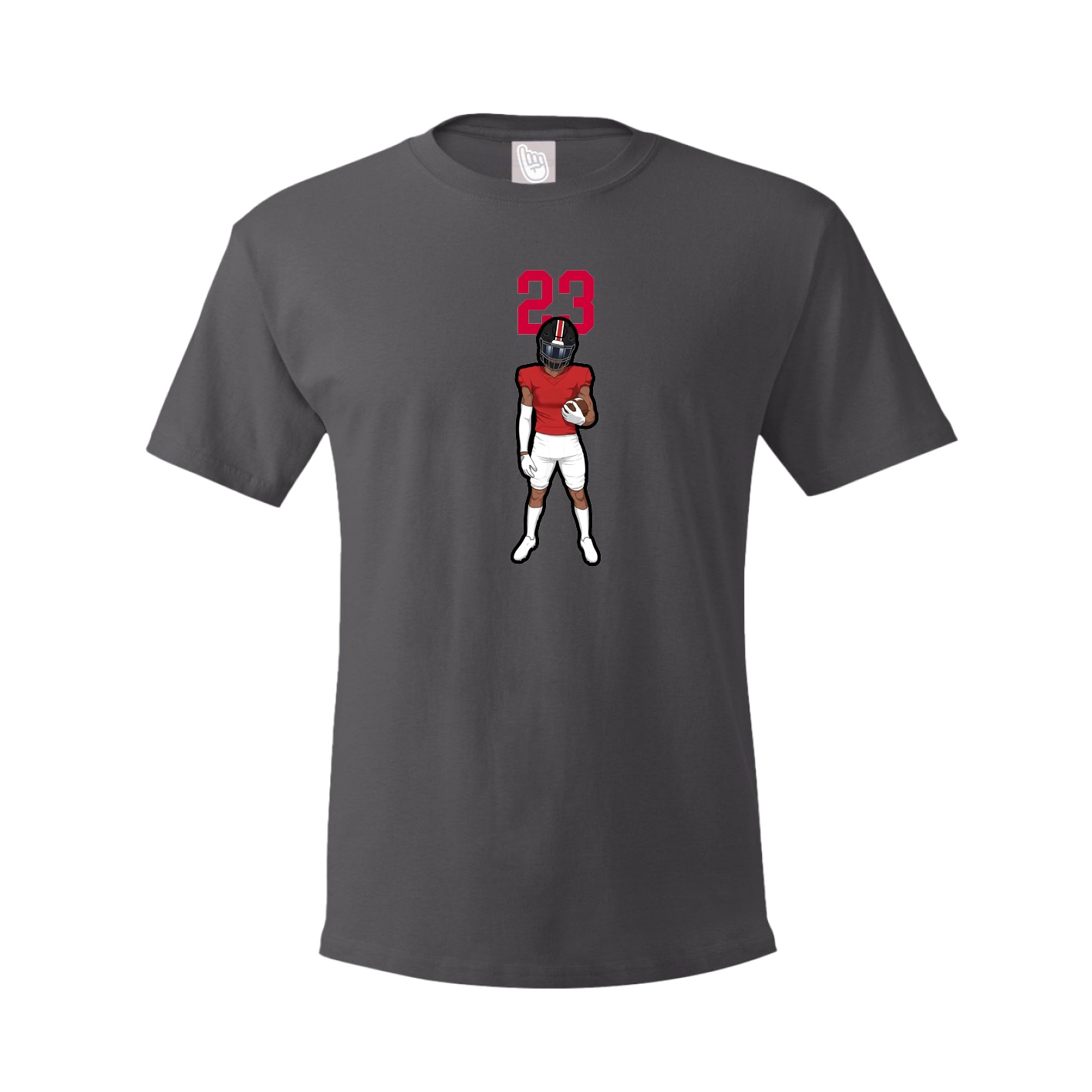 Tee — Number Top in Grey