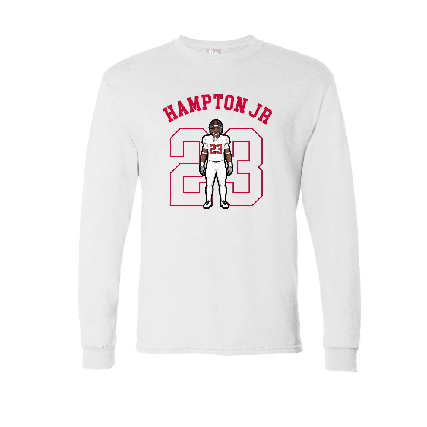 Long Sleeve Tee — Shirsey Arch in White