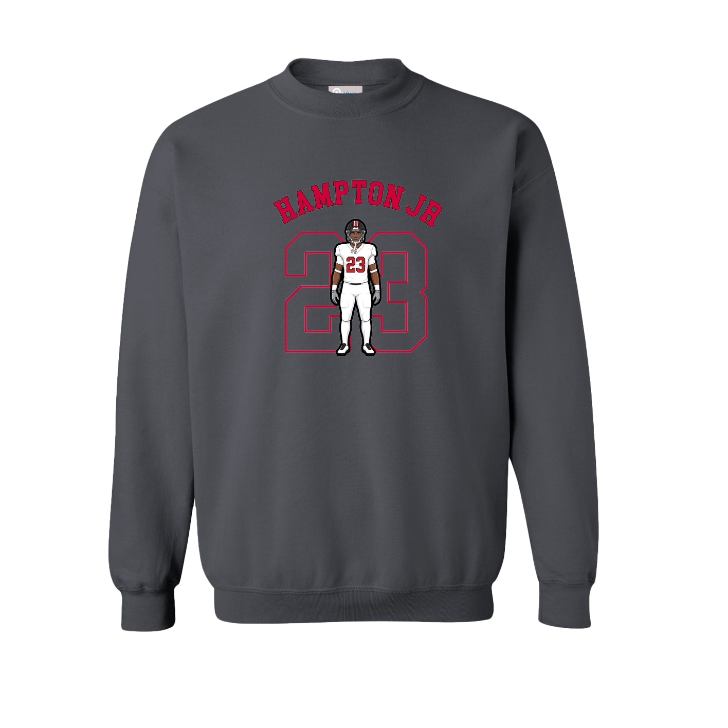 Fleece Crew — Shirsey Arch in Grey
