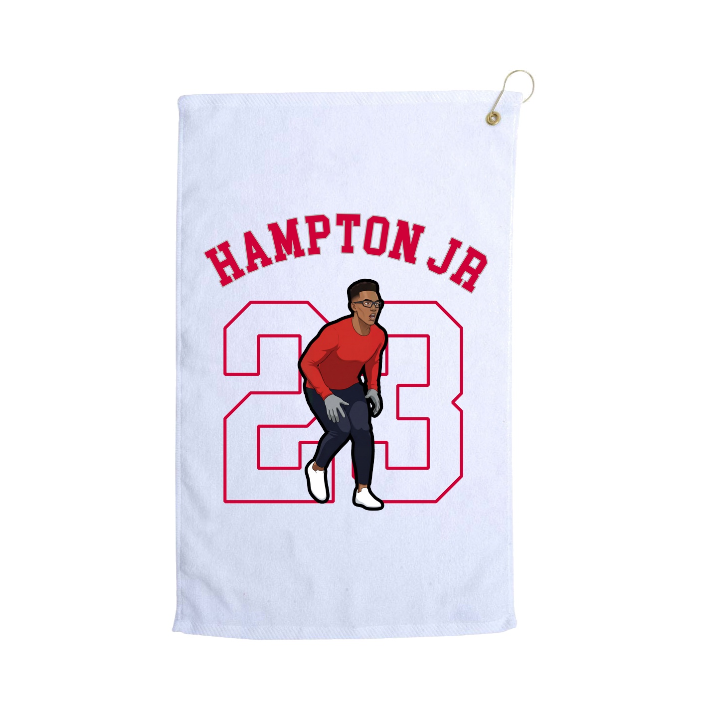 Golf Towel — Shirsey Arch in White