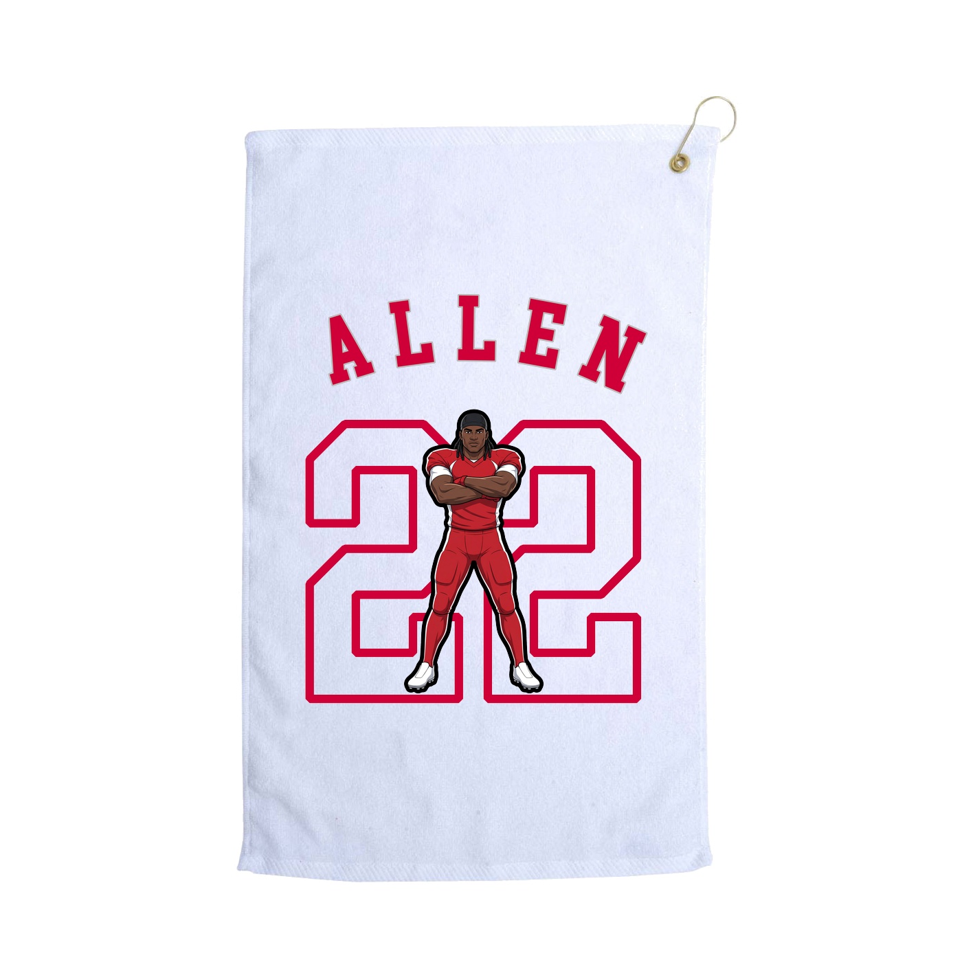 Golf Towel — Shirsey Arch in White