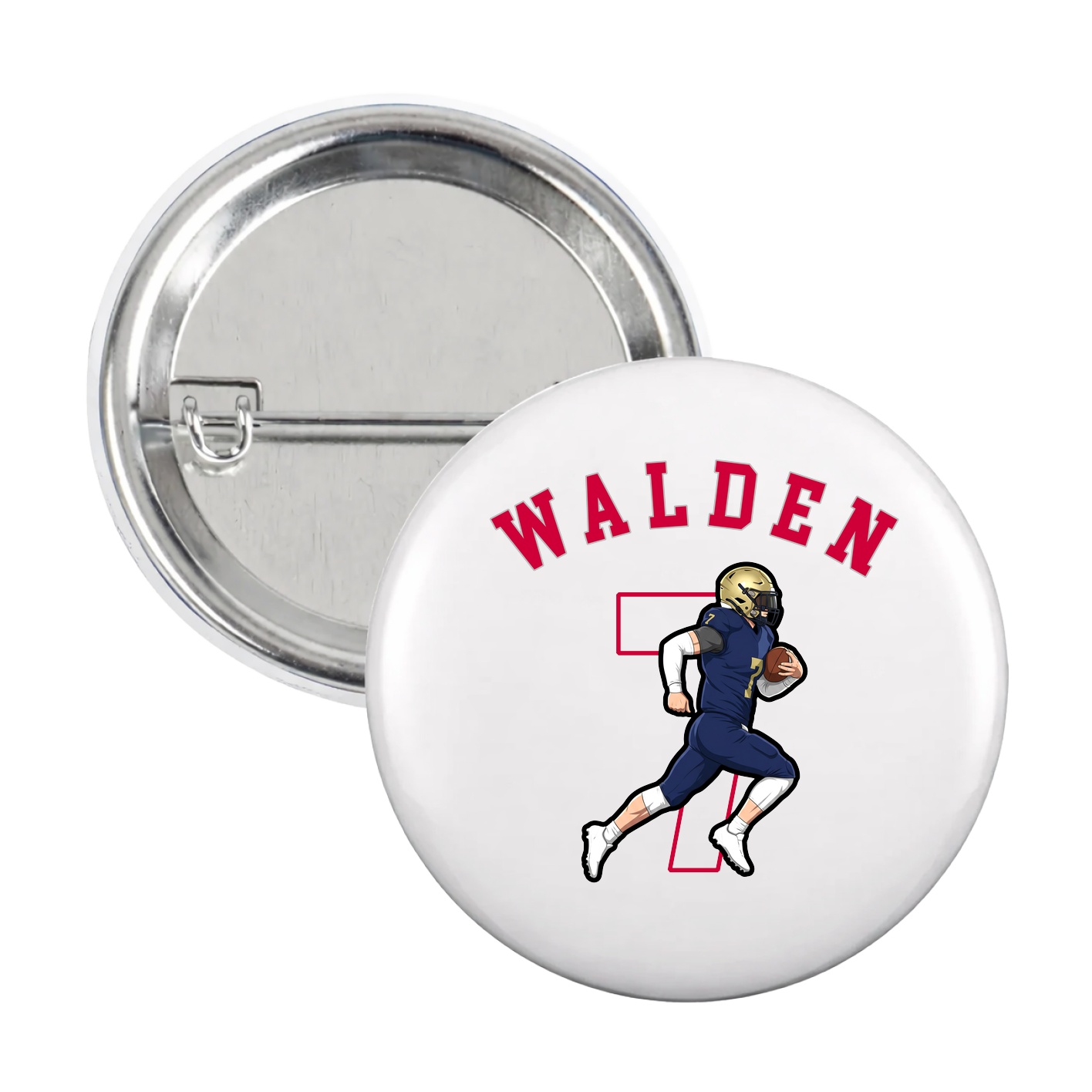 Game Day Button — Shirsey Arch in White