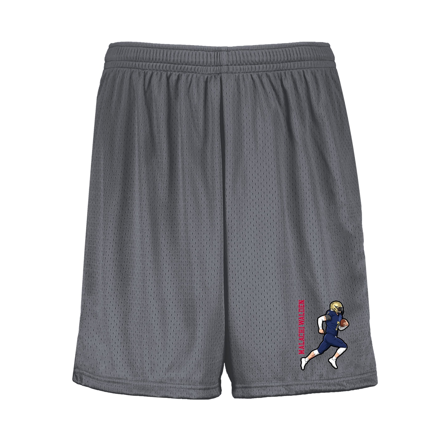 Shorts — Name Vertical in Grey