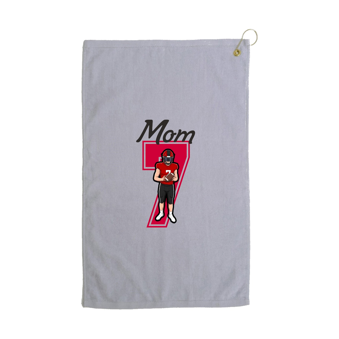 Golf Towel — Mothers Day Shirsey in Grey