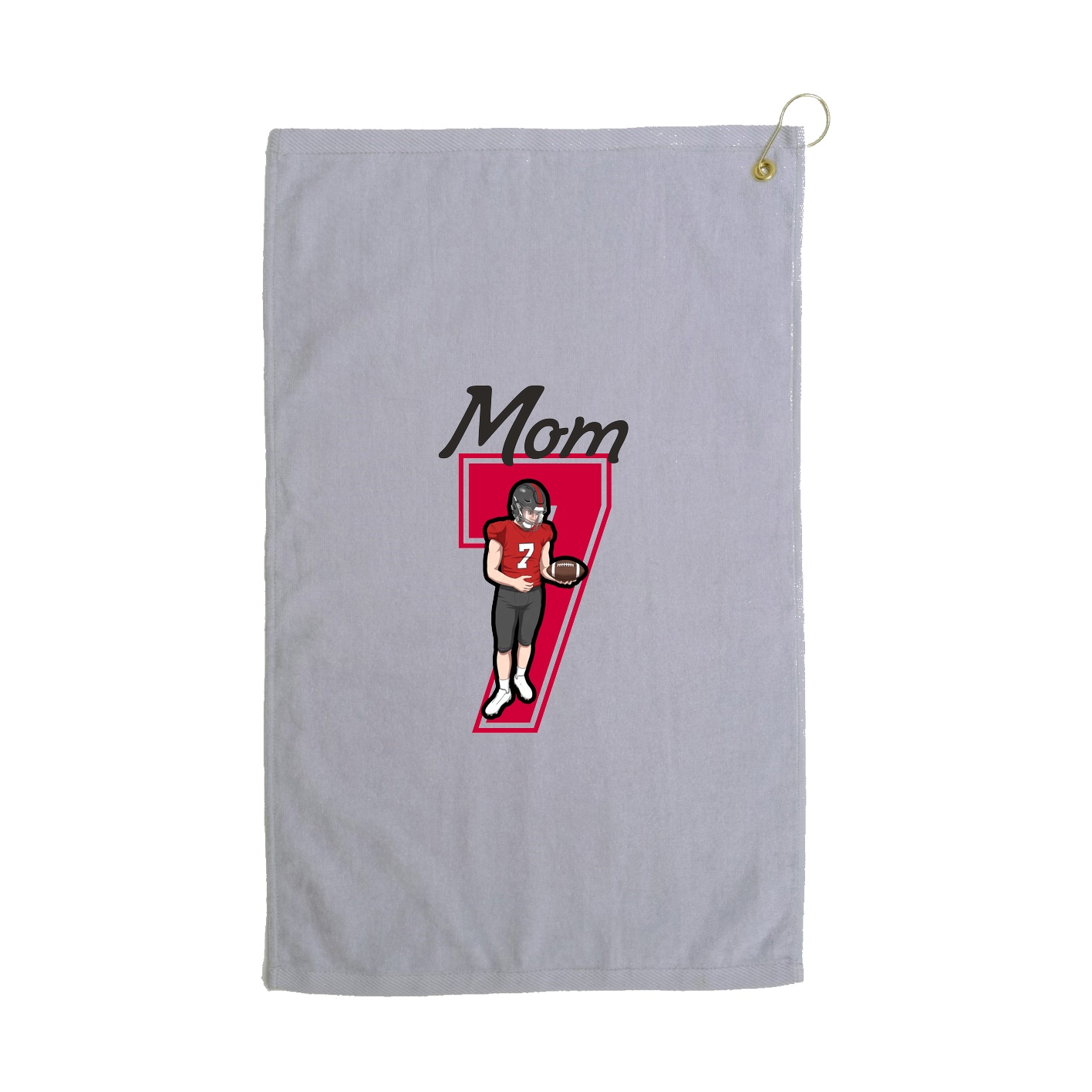 Golf Towel — Mothers Day Shirsey in Grey