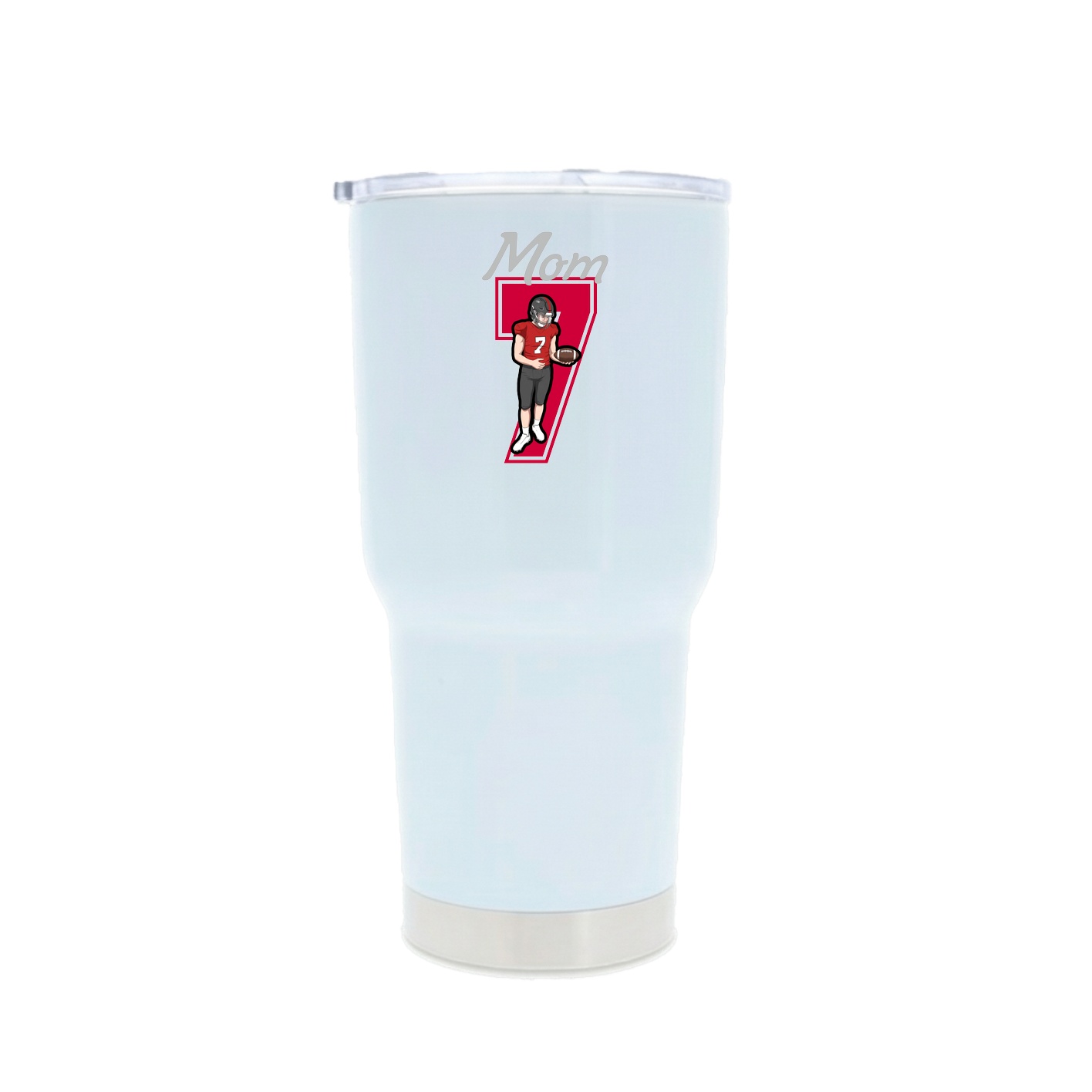 30oz Stainless Steel Tumbler — Mothers Day Shirsey in White