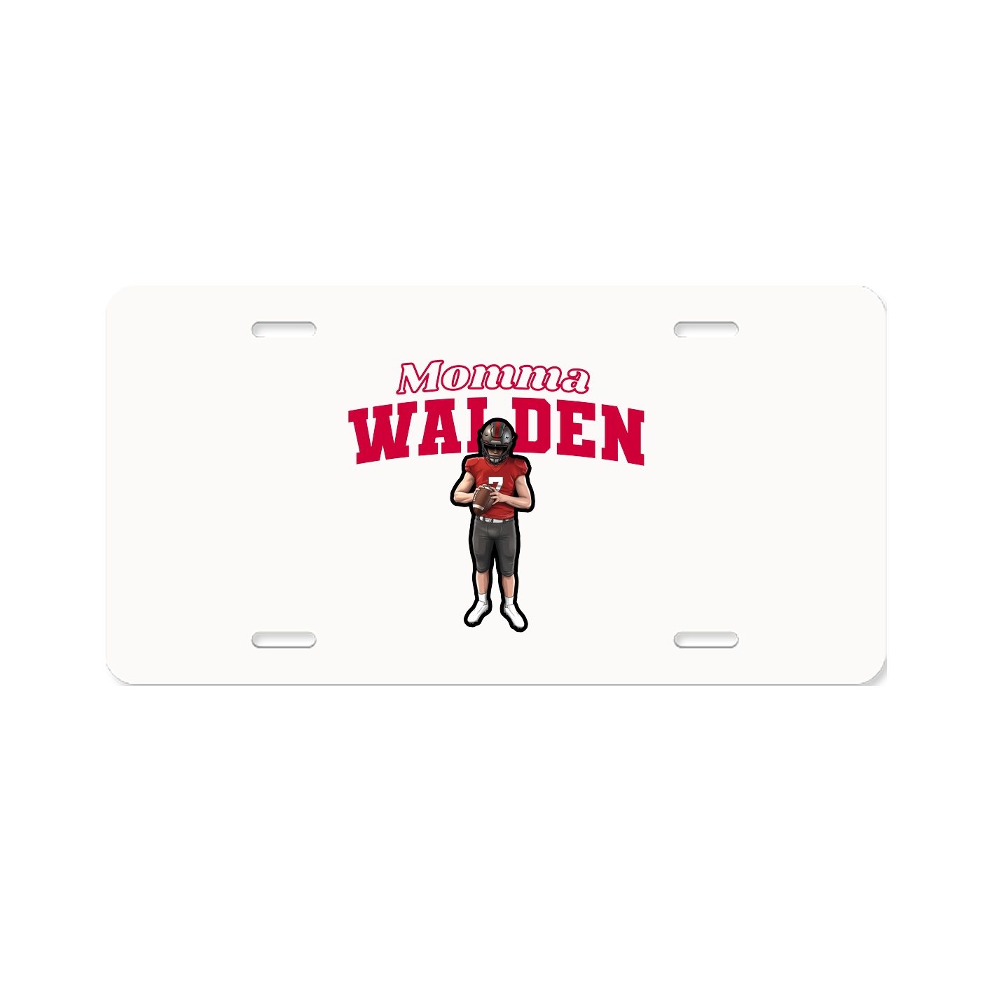 License Plate — Mothers Day Block in Classic