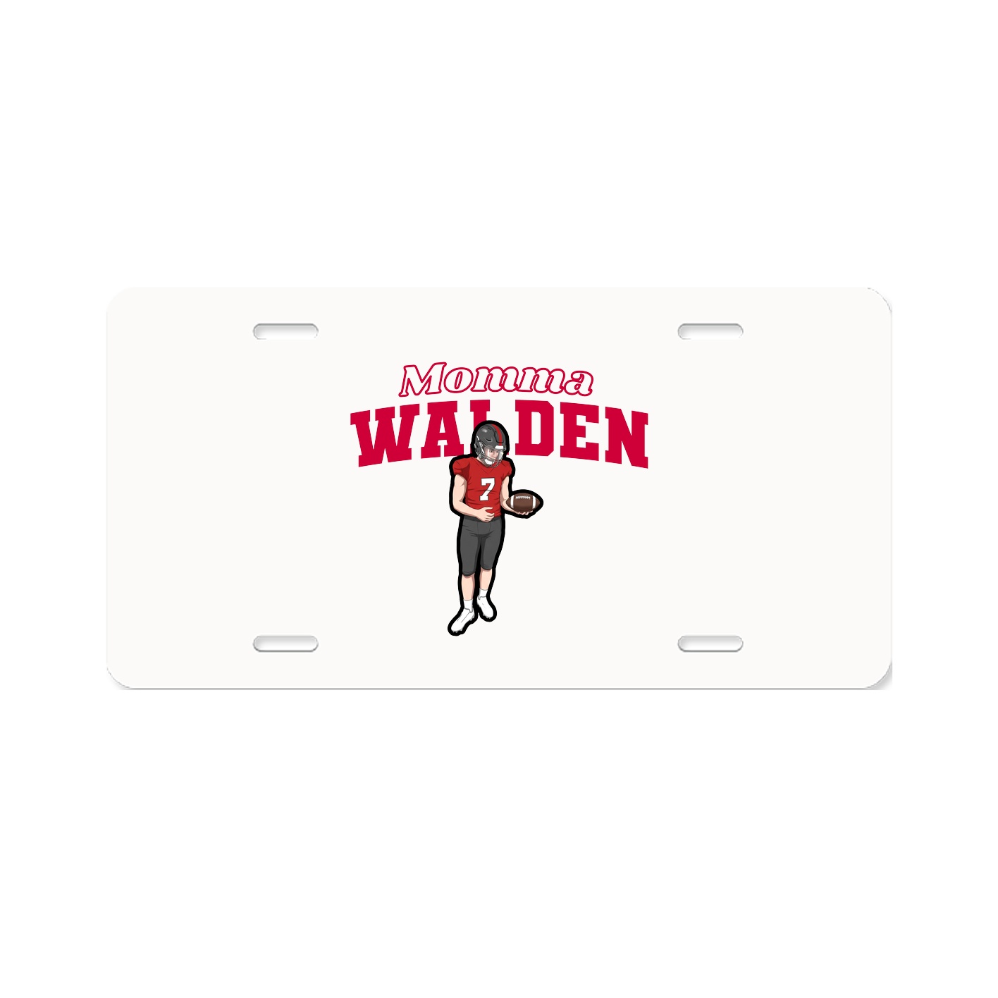 License Plate — Mothers Day Block in Classic