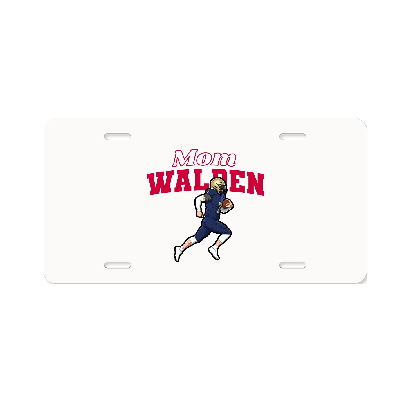 License Plate — Mothers Day Block in Classic