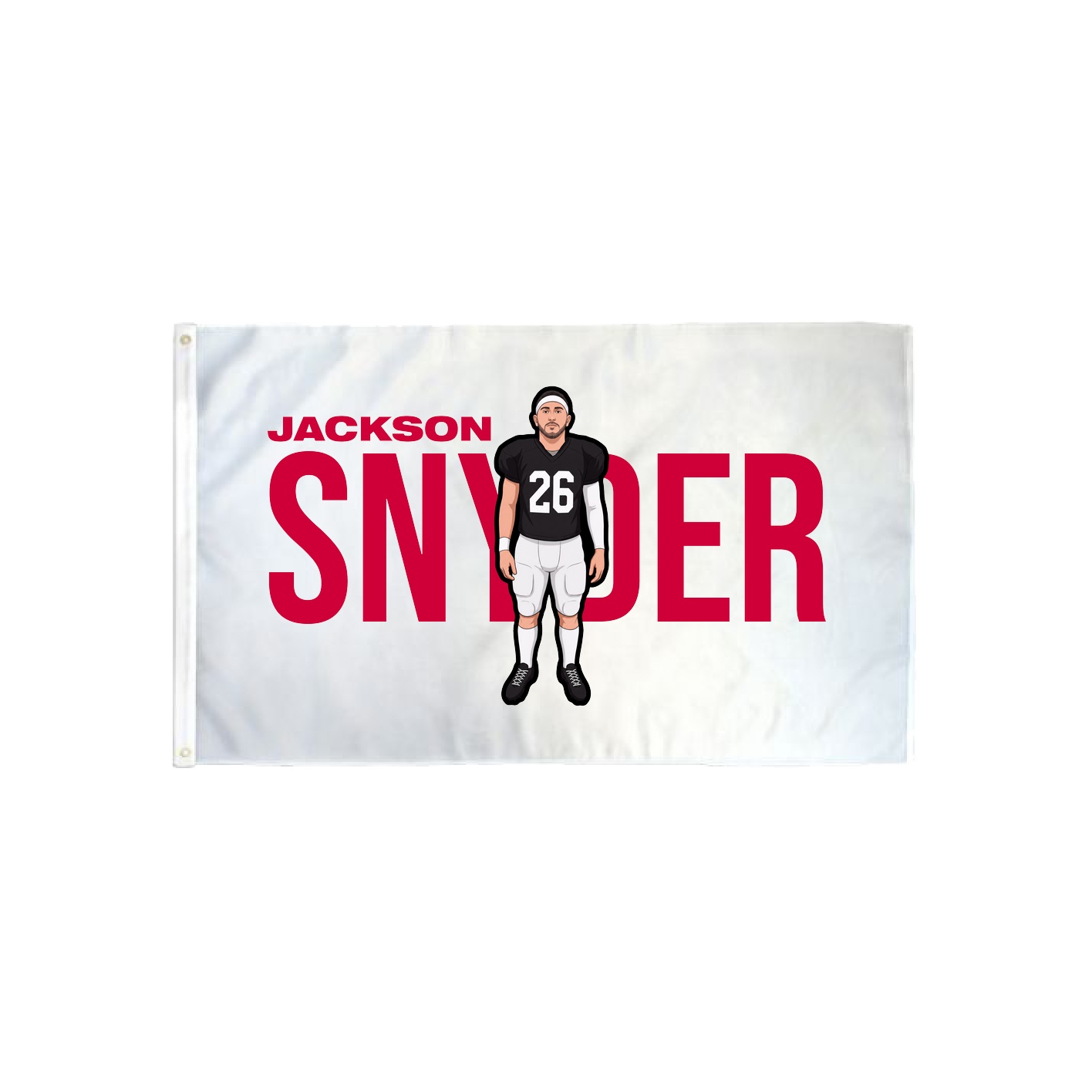 3x5 Flag — Player Name in Classic