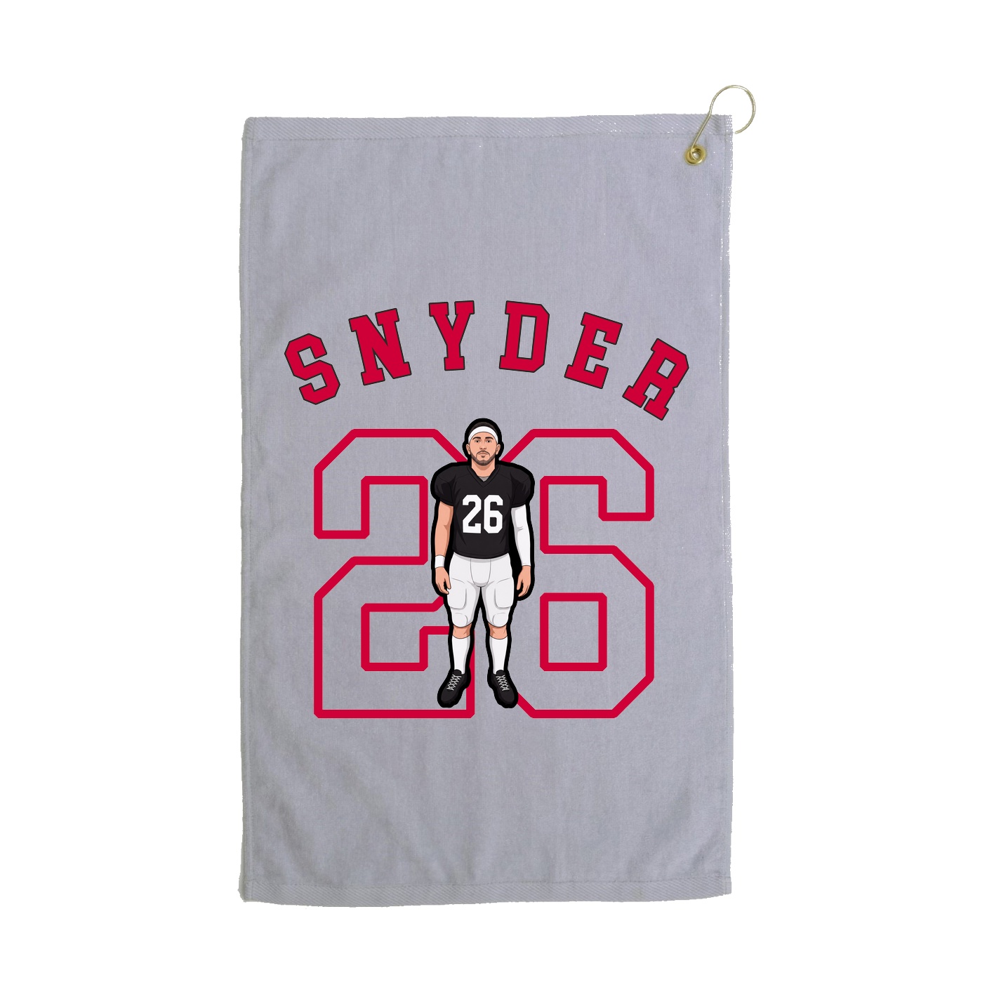 Golf Towel — Shirsey Arch in Grey
